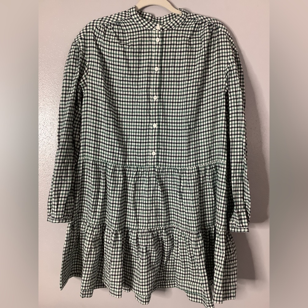 GAP Dress Tiered style plaid size Large